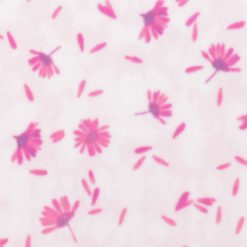 Pink Watercolor Floral Anti Pill Fleece Fabric