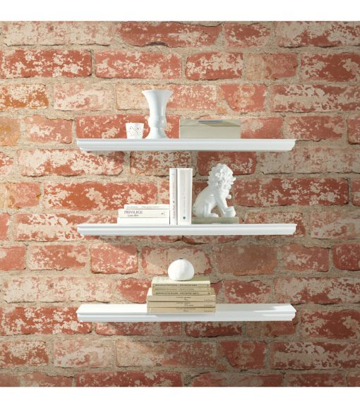 RoomMates Wallpaper Stuccoed Red Brick - Image 4