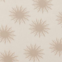 White Suns Blizzard Prints Fleece Fabric