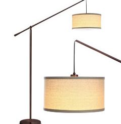 Brightech Hudson LED Floor Lamp   Bronze