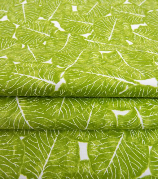 Cabbage Leaf Super Snuggle Flannel Fabric - Image 4