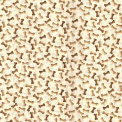 Dog Bones on Cream Novelty Cotton Fabric