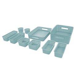 10ct Plastic Weave Bins by Hudson 43