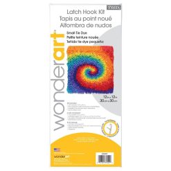 Shaggy Latch Hook Kit 12X12 Pinwheel