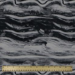 Black Water Super Snuggle Flannel Fabric