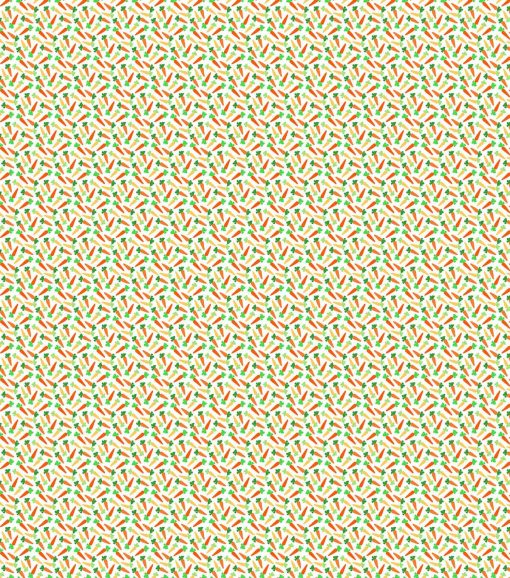 Micro Tossed Carrots Easter Cotton Fabric
