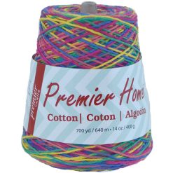 Premier Yarns Home Cotton Multi Cone 700yds Worsted Cotton Yarn
