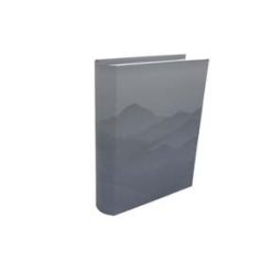 13.5 Blue Mountain Winter Book Shaped Box by Place   Time