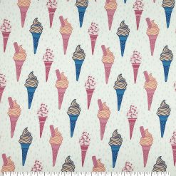 Ice Cream Super Snuggle Flannel Fabric