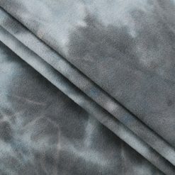 Real Tie Dye   Ultimate Grey Luxe Fleece Fabric