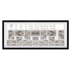 4 x 6 Black 20 Photo Collage Frame by Place   Time