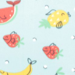 Fruit Sea Animals Blizzard Prints Fleece Fabric