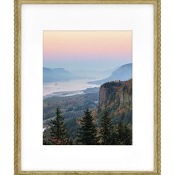16 x 20 Matted To 11 x 14 Gold Braided Portrait Frame by Hudson 43