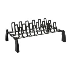 Organize It All 27 Black 9 Pair Floor Shoe Rack