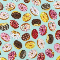 Hi Fashion Tossed Donuts Novelty Cotton Fabric