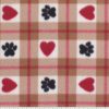 Hearts and Paws Blizzard Fleece Fabric