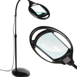 Brightech LightView LED Floor Magnifier with 5 Diopter   Black