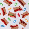 Super Snuggle Flannel Fabric Hot Dogs