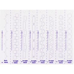 Creative Impressions 9 x 6 Embroidery Stitch Templates 4pk