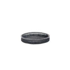 16 Black Bamboo Tray by Place   Time