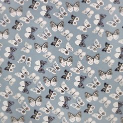 Sophisticated Butterfly Blue Super Snuggle Flannel Fabric