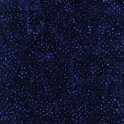 Blue Scattered Dots Batik Cotton Fabric