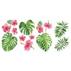 RoomMates Wall Decals Tropical Hibiscus Flower