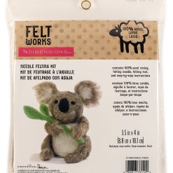 Dimensions 3.5 Koala Wool Roving Needle Felting Kit