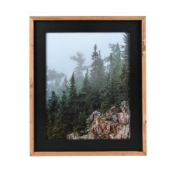 11 x 14 Matted to 8 x 10 Summit Black Portrait Frame by Hudson 43