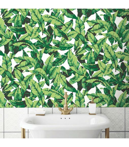 RoomMates Palm Leaf Peelable Wallpaper - Image 12