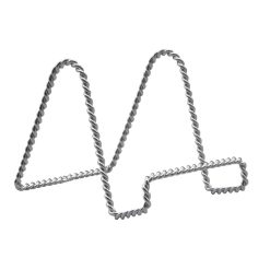 TRIPAR 3 Chrome Double Twisted Wire Picture Stand