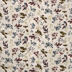 Leaves Beige Super Snuggle Flannel Fabric