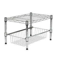 Honey Can Do 17.5 Adjustable Shelf With Under Cabinet Organization