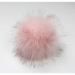 5 Peach Faux Fur Clearance Pom by K+C