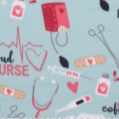 Coffee   Scrubs Blizzard Fleece Fabric