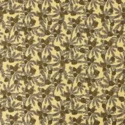 Tree   Pinecones Super Snuggle Flannel Fabric