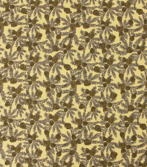 Tree   Pinecones Super Snuggle Flannel Fabric