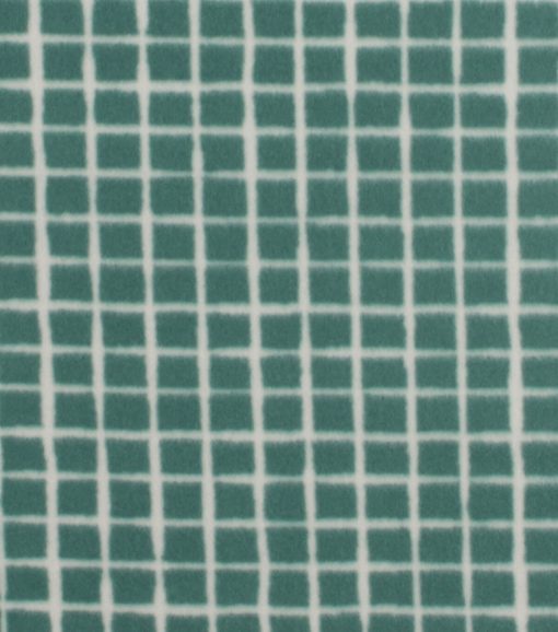 Green Grid Plaid Blizzard Fleece Fabric