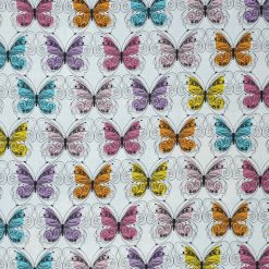 Butterflies Super Snuggle Flannel Fabric