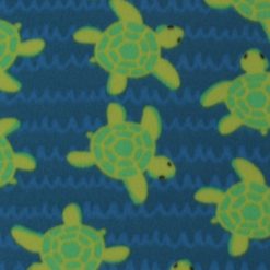 Turtles Blizzard Fleece Fabric