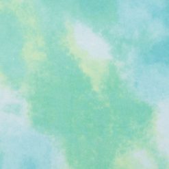 Blue   Green Watercolor Tie Dye Anti Pill Plush Fleece Fabric