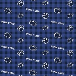 Penn State Nittany Lions Flannel Fabric Checks