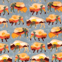 Desert Buffalo Super Snuggle Flannel Fabric