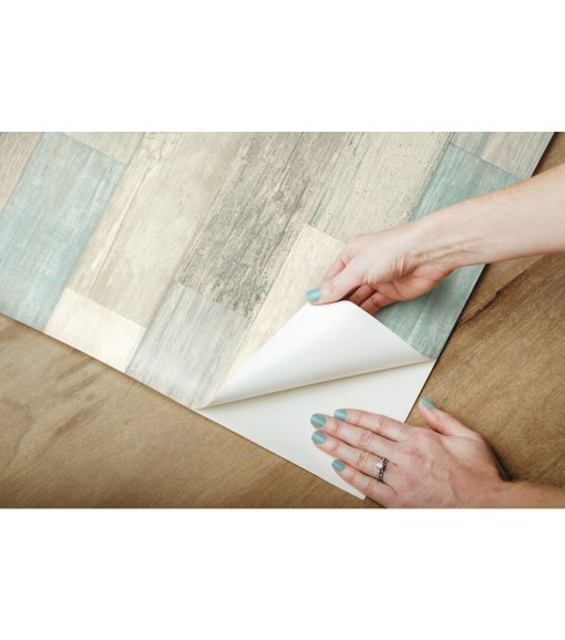 RoomMates Wallpaper Coastal Weathered Plank - Image 7