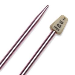 Susan Bates 14 Single Point Size 7 Silvalume Knitting Needle Set