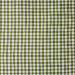 Eddie Bauer Green Yarn Dyed Checkered Cotton Fabric