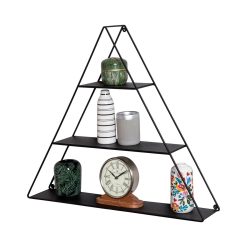 Honey Can Do Three Tiered Traingle Decorative Shelf