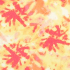 Orange   Yellow Tie Dye Anti Pill Fleece Fabric