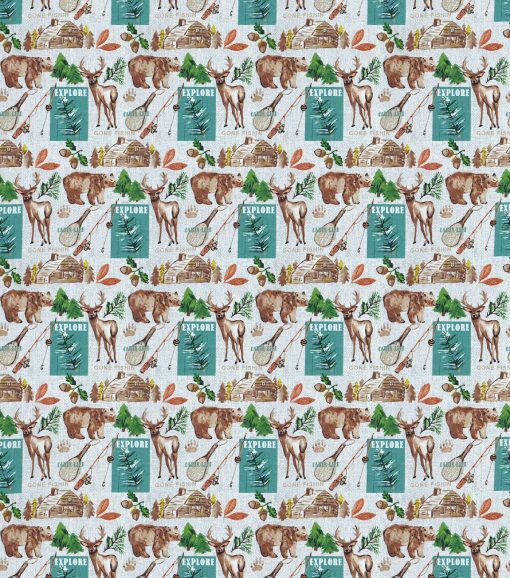 Cabin Life Super Snuggle Flannel Fabric - Image 2