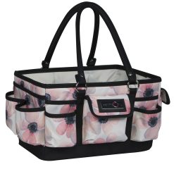 Everything Mary 13 Pink Floral Collapsible Deluxe Store   Tote